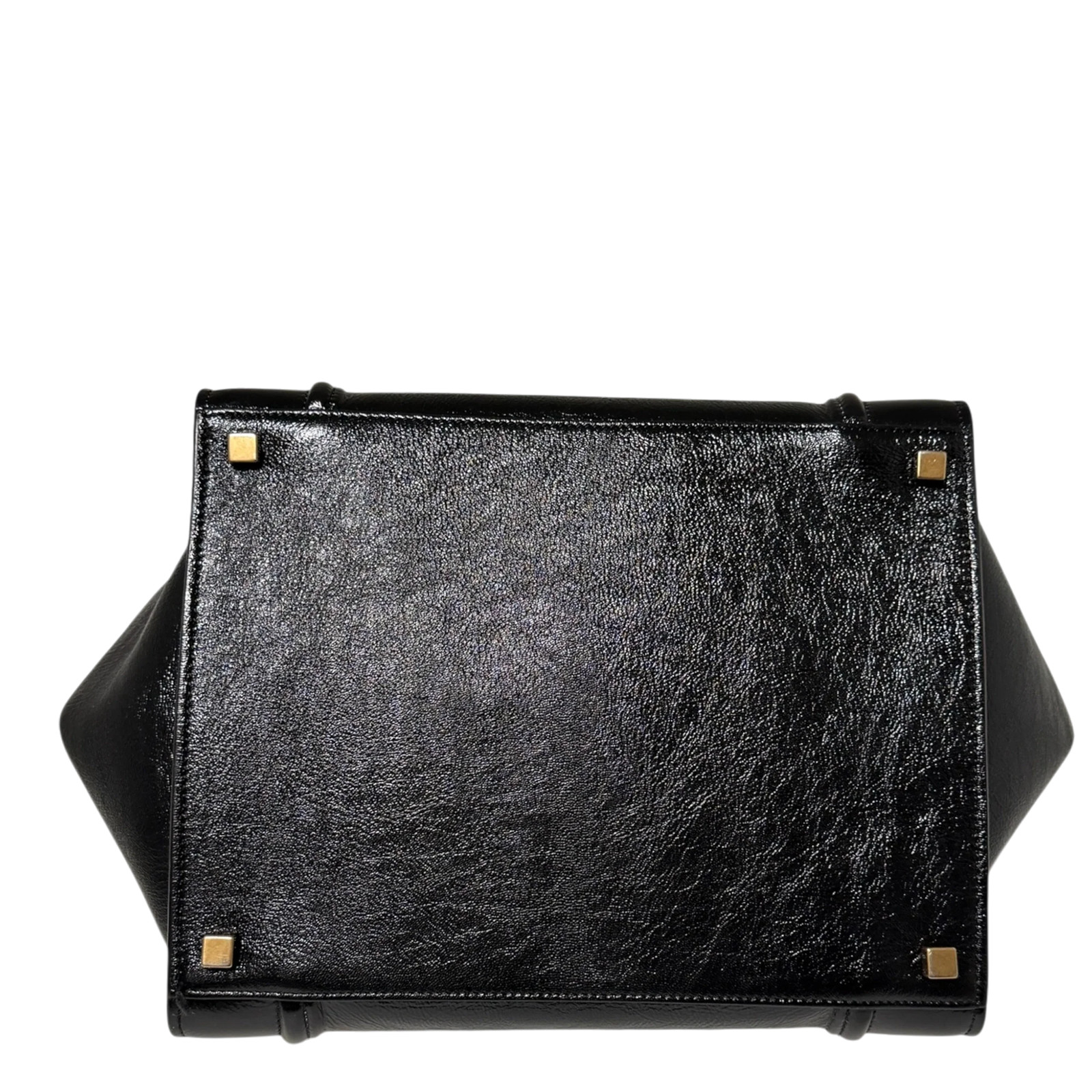Celine Luggage Phantom Patent Leather Medium Black / Mint Condition