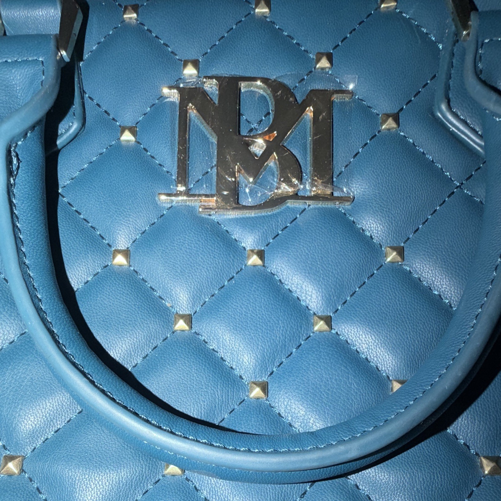 Badgley Mischka Turquoise/Teal Studded Dome Bag Crossbody NWT MSRP 149$