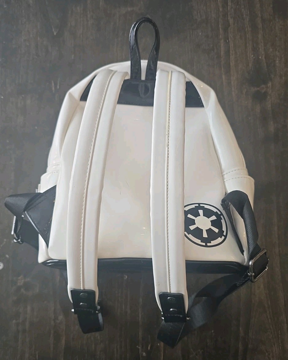 Loungefly Star Wars Stormtrooper Lenticular Cosplay Mini Backpack Used Free Ship