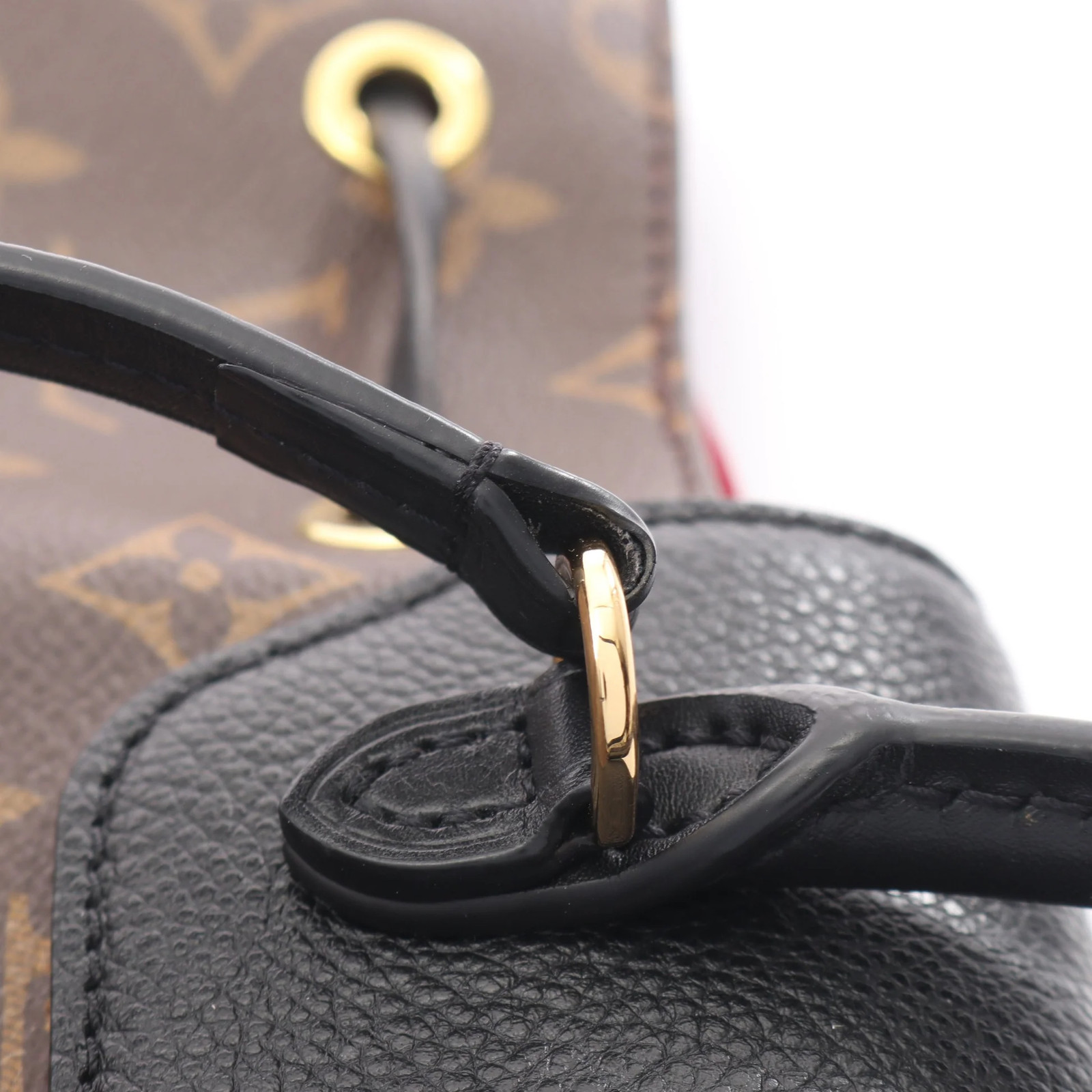 Louis Vuitton Montsouris NM PM Backpack Black PVC Monogram Women’s #RCB15812