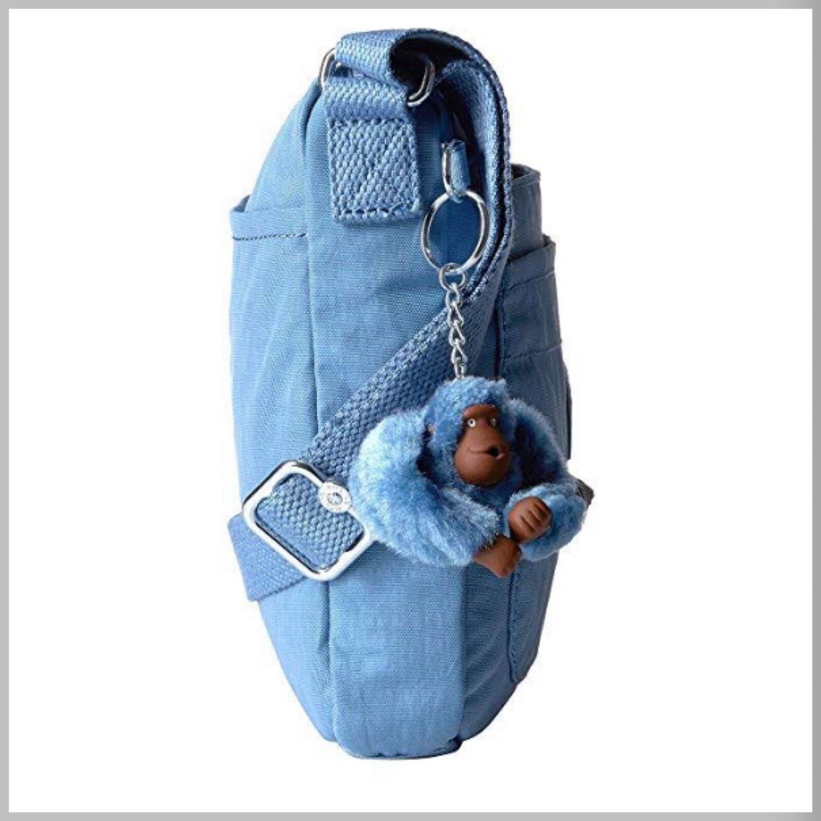NEW Kipling HB6877 Small Sebastian Dream Blue CrossBody Bag 9.25×8.5×1.75