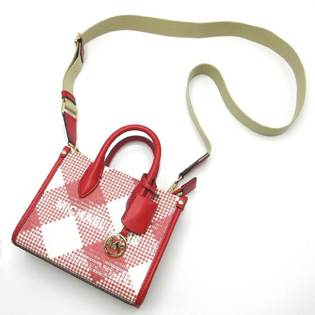 Michael Kors Mirella Extra Small XS Shopper Crossbody Top Handle Sequins