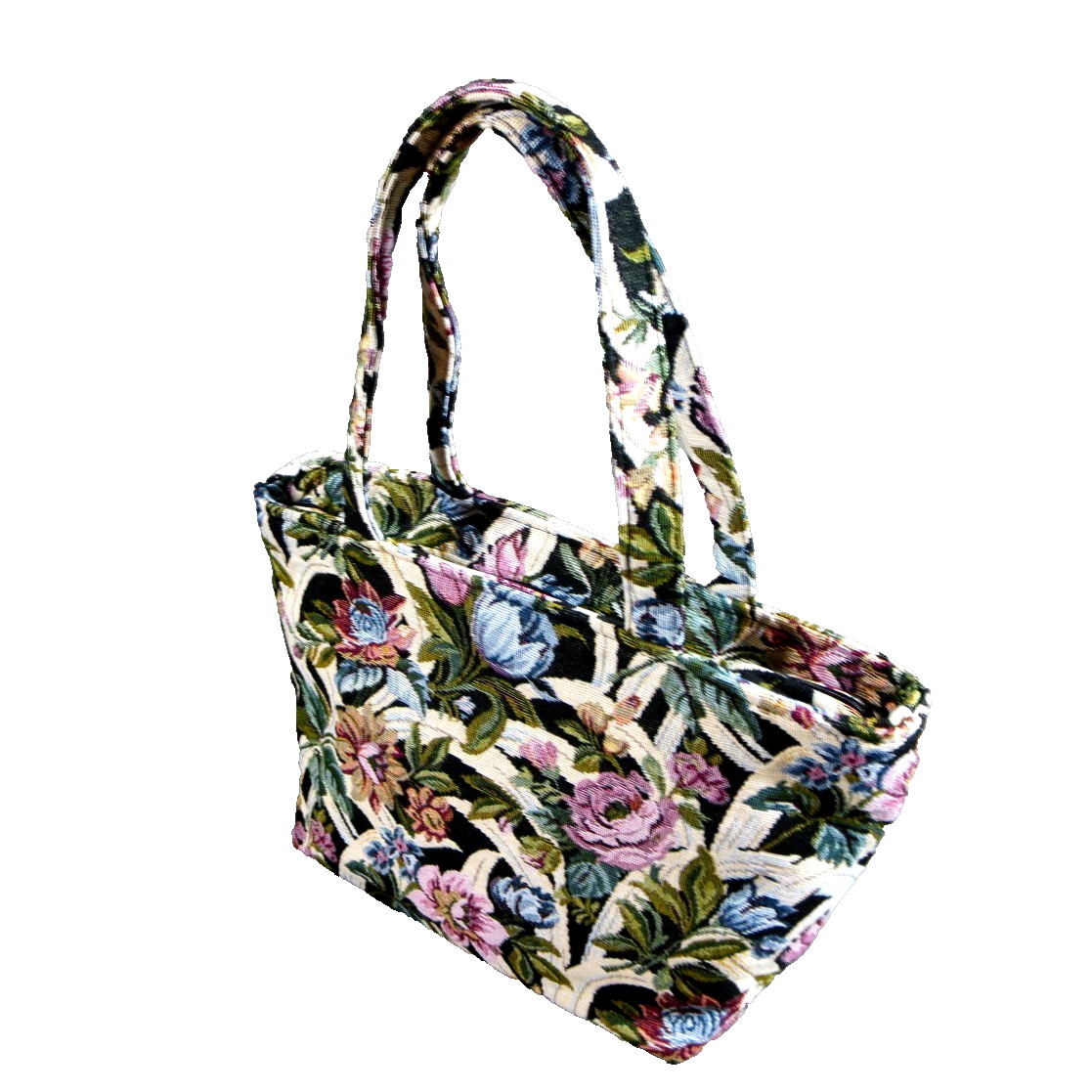 Traditional Kiryu Textile Top Handle Hand Bag Jacquard Weave Made in Japan 102