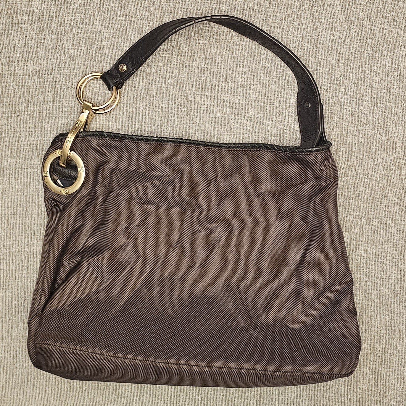 Jean Pierre Klifa JPK Paris 75 Brown Nylon Bucket Bag