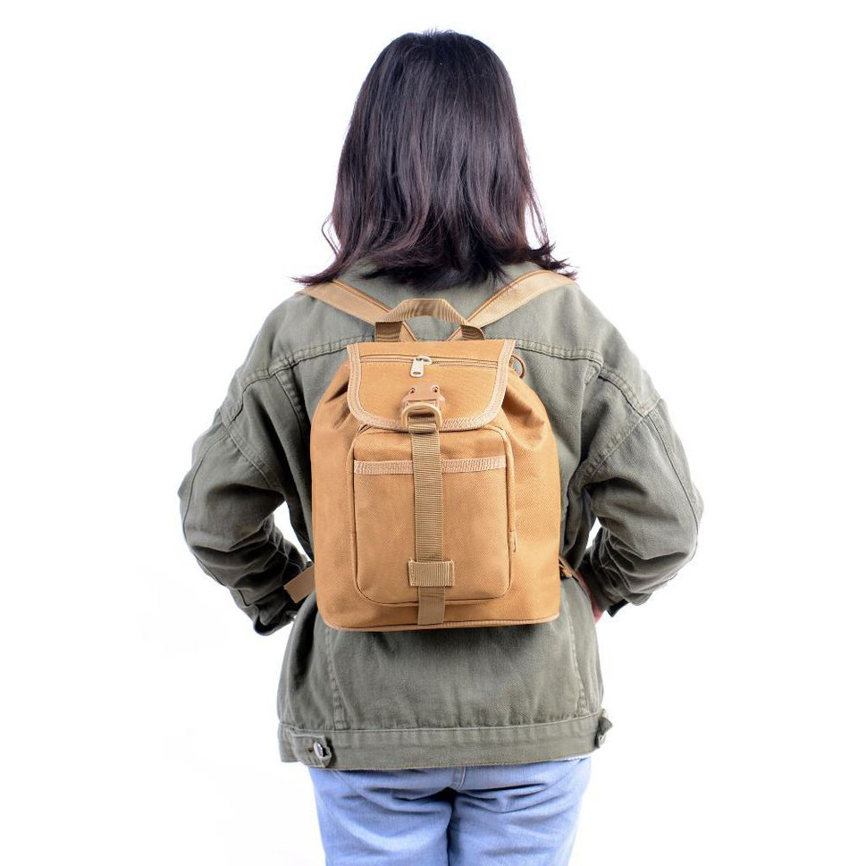 Mini Tactical Backpack Shoulder Bag Travel Daypack Outdoor Sport Casual Bookbags