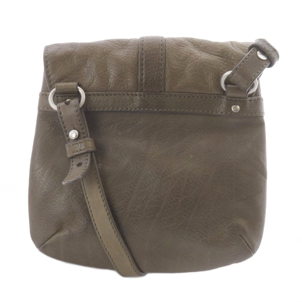 Vanessa Bruno Leather Shoulder Bag Brown AB Condition 18cm/7in Crossbody