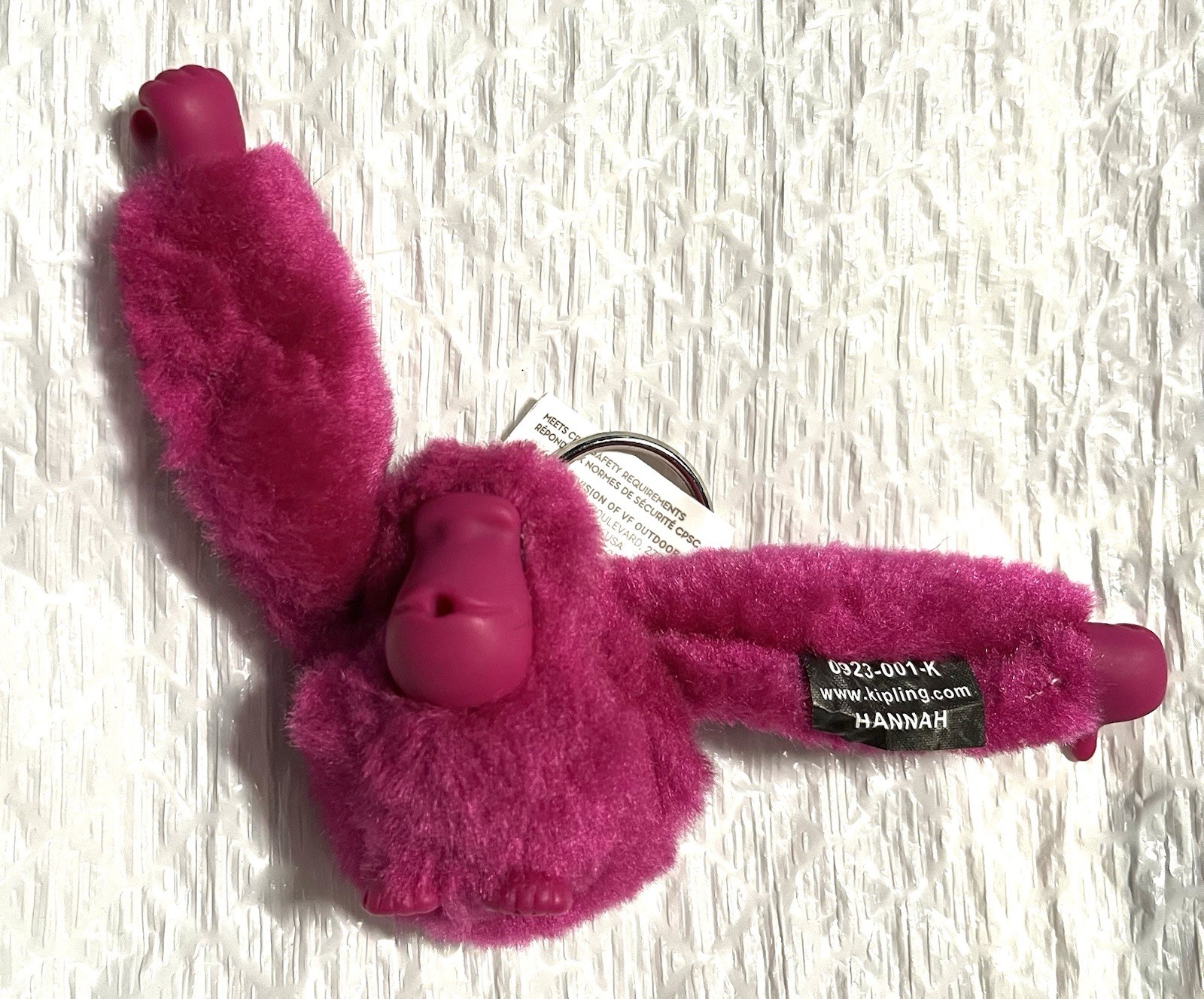NWOT 3 (three) KIPLING 2” Monkey Key Chain Ring Bag Charm Fob