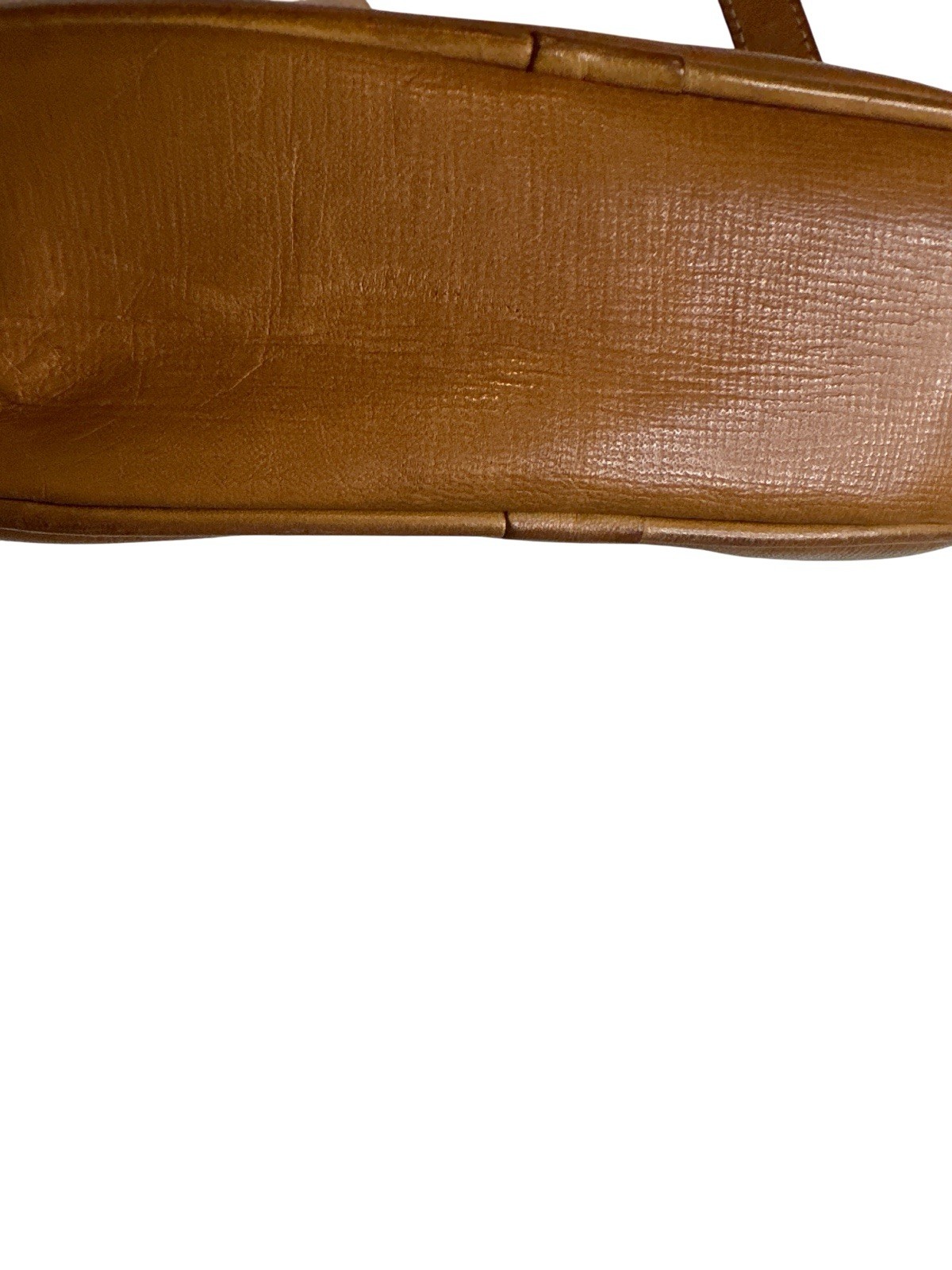 VTG John Hartman Brown Leather Handbag