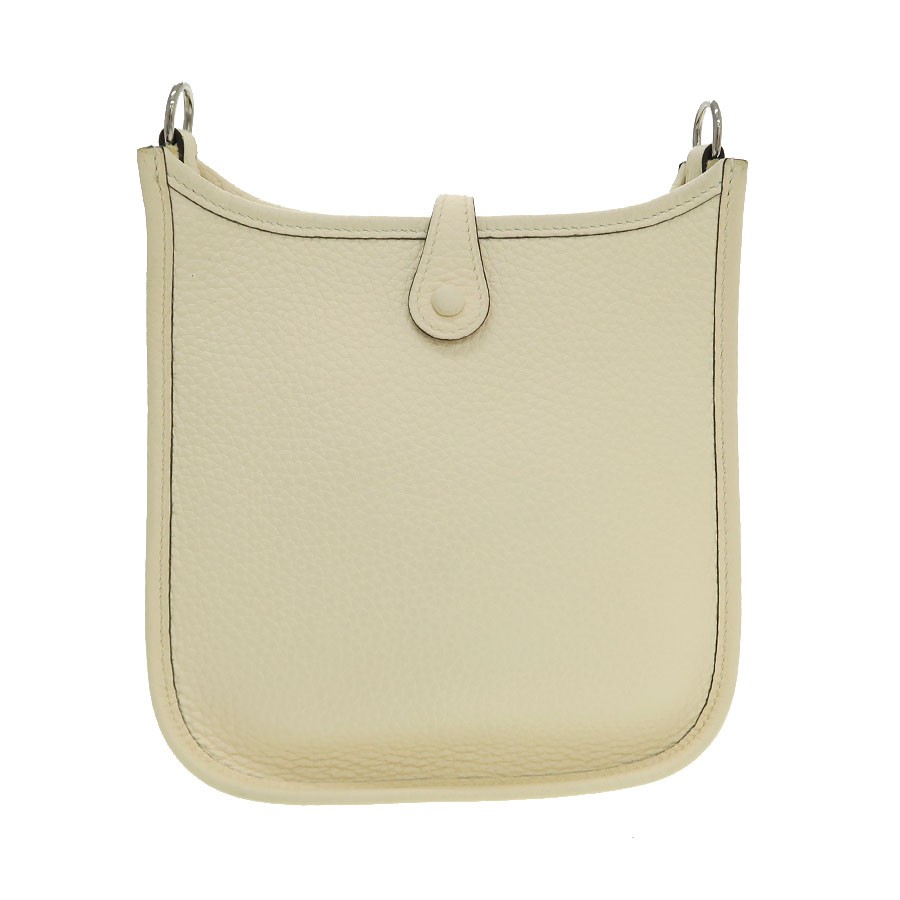 Hermes Evelyne TPM Taurillon Clemence Bag Silver Hardware 2022 U Stamp #SAB16867