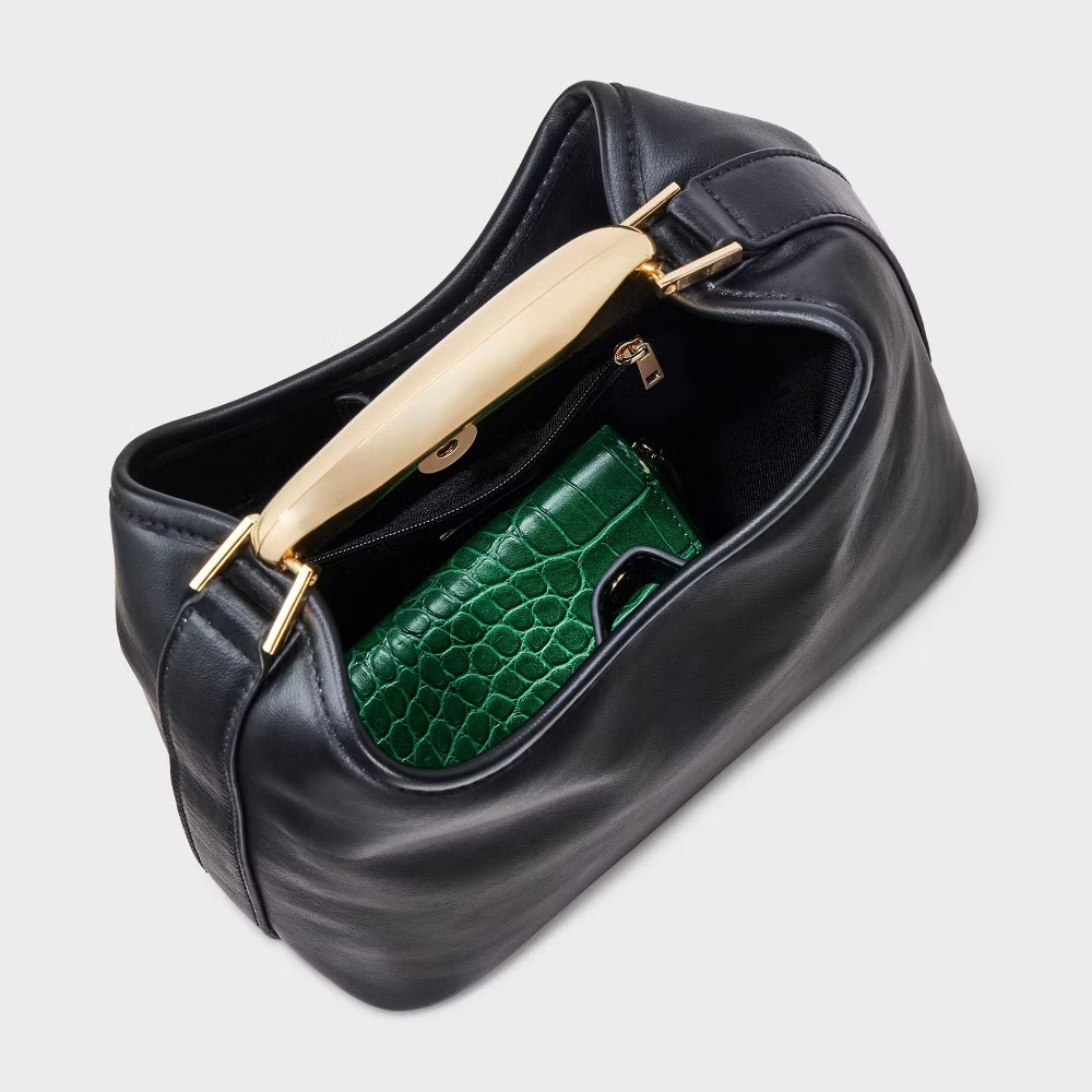 Mini Slouchy Handbag – A New Day Black