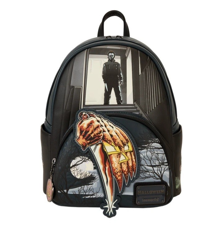 Halloween Michael Myers Jack-O’-Lantern Glow Mini Backpack (NWT)