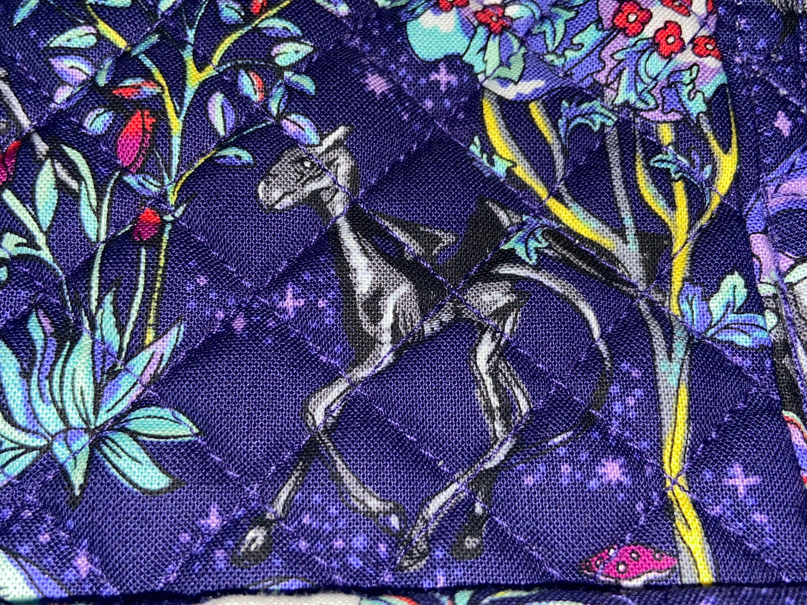 NWT Vera Bradley Harry Potter Purple Forbidden Forest Owls Small Tote Bag Purse