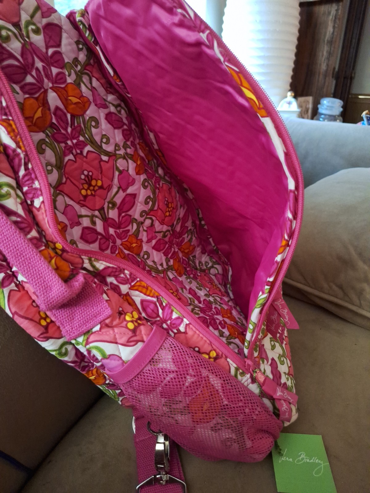 NWT Vera Bradley Sling Tennis Backpack Lilli Bell