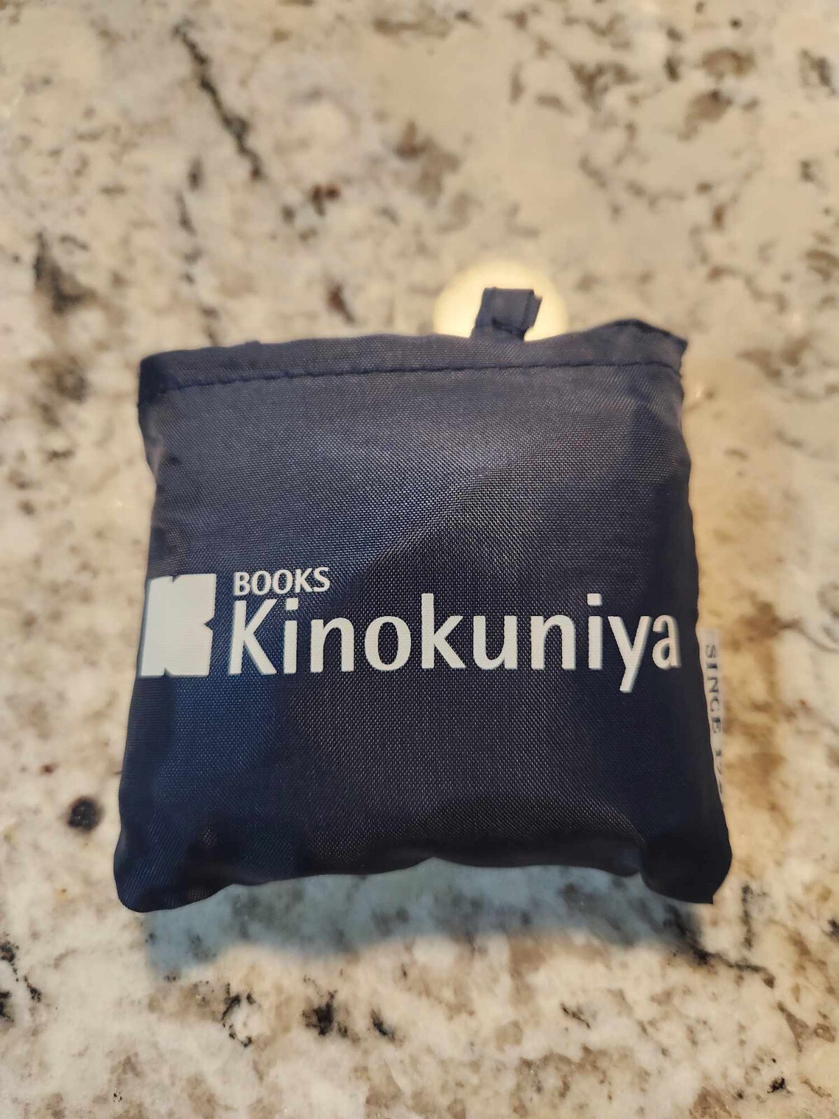 Brand New Kinokuniya Nylon Eco Bag Navy Japanese