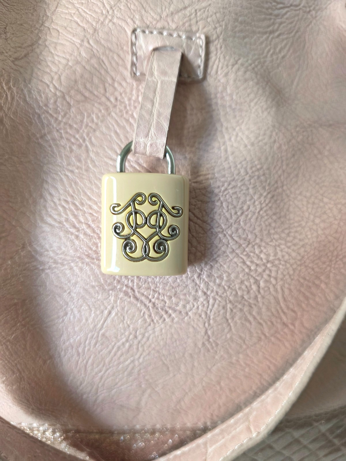 Jessica Simpson Tote Bag Pink Rose Gold Metallic Shoulder Handbag Crossbody NWOT