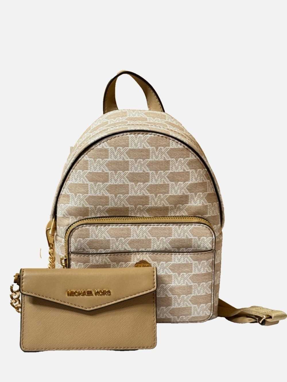 MICHAEL Michael Kors Maisie Camel XS 2 in 1 Logo Backpack