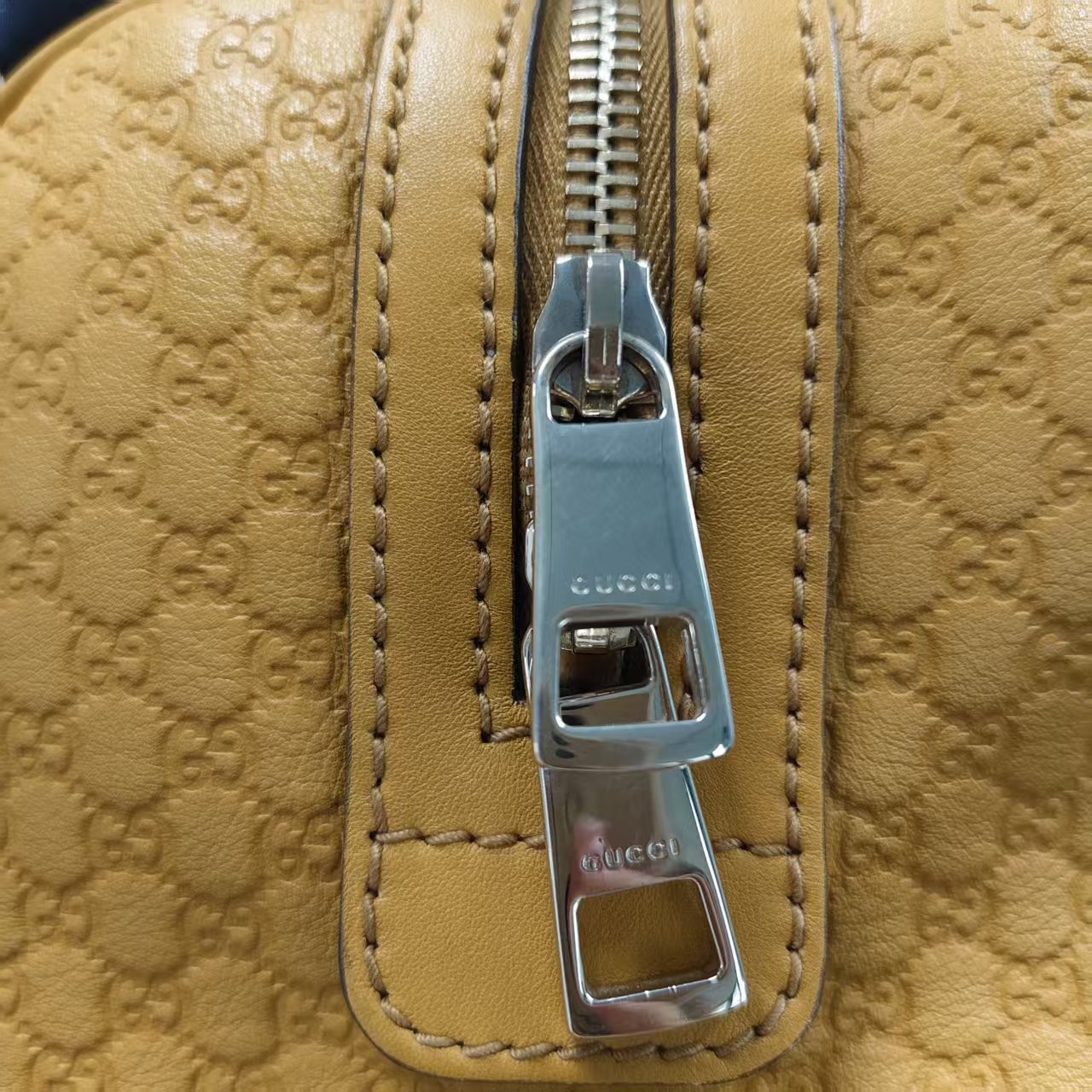 Gucci Joy Boston Bag Microguccissima Leather Auth