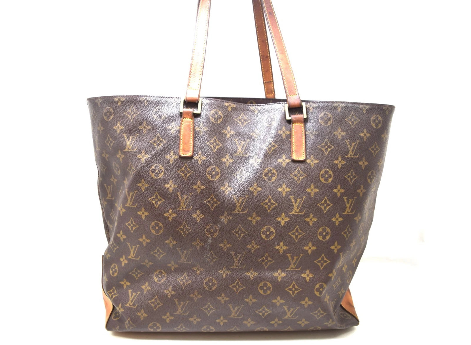 Louis Vuitton M51152 Tote Bag Cabas Alto Monogram Brown Canvas Made In France JP