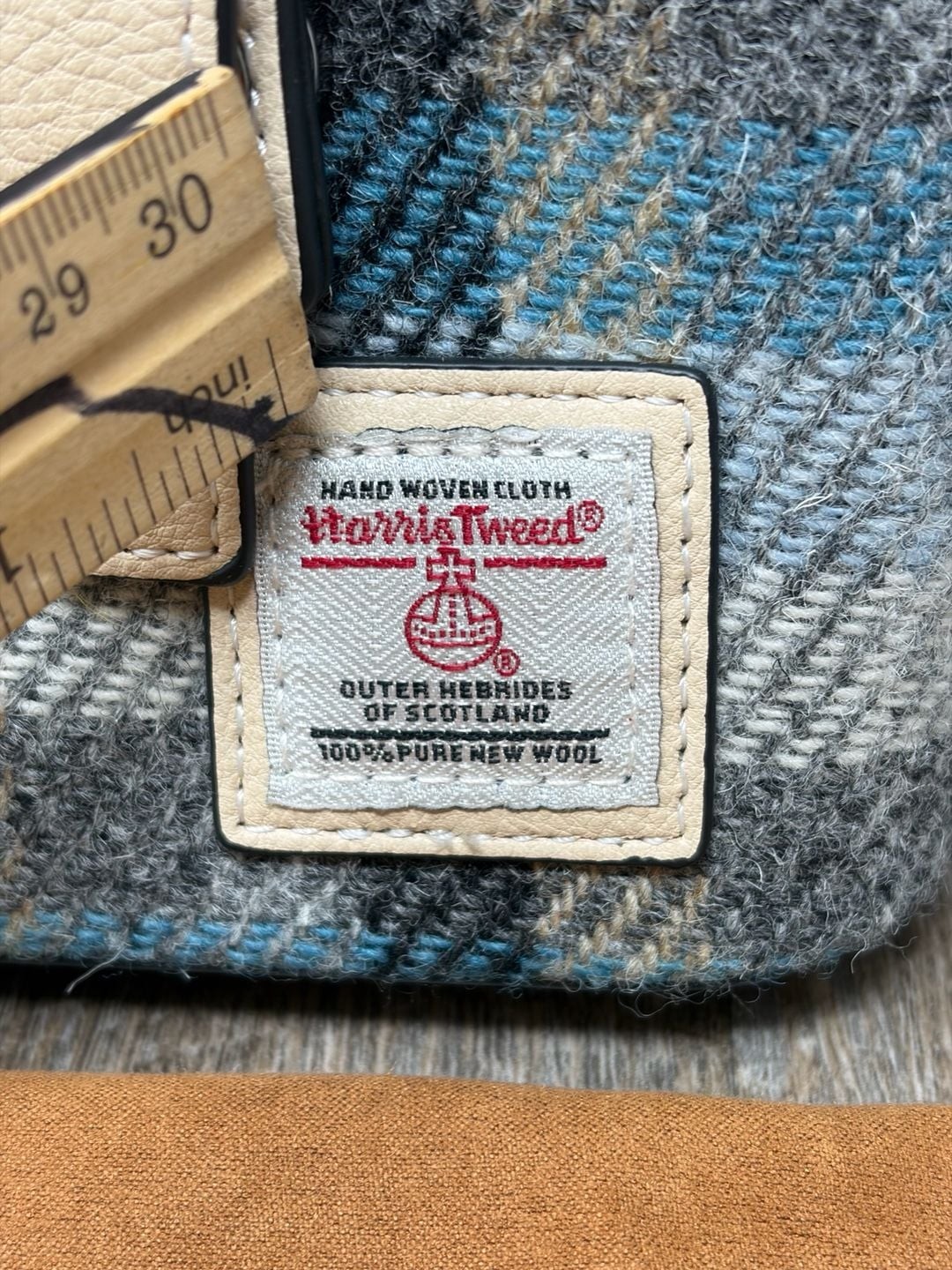 NEW Islander Scotland Harris Tweed Mini Jura Backpack – Blue Tartan W/ dust bag