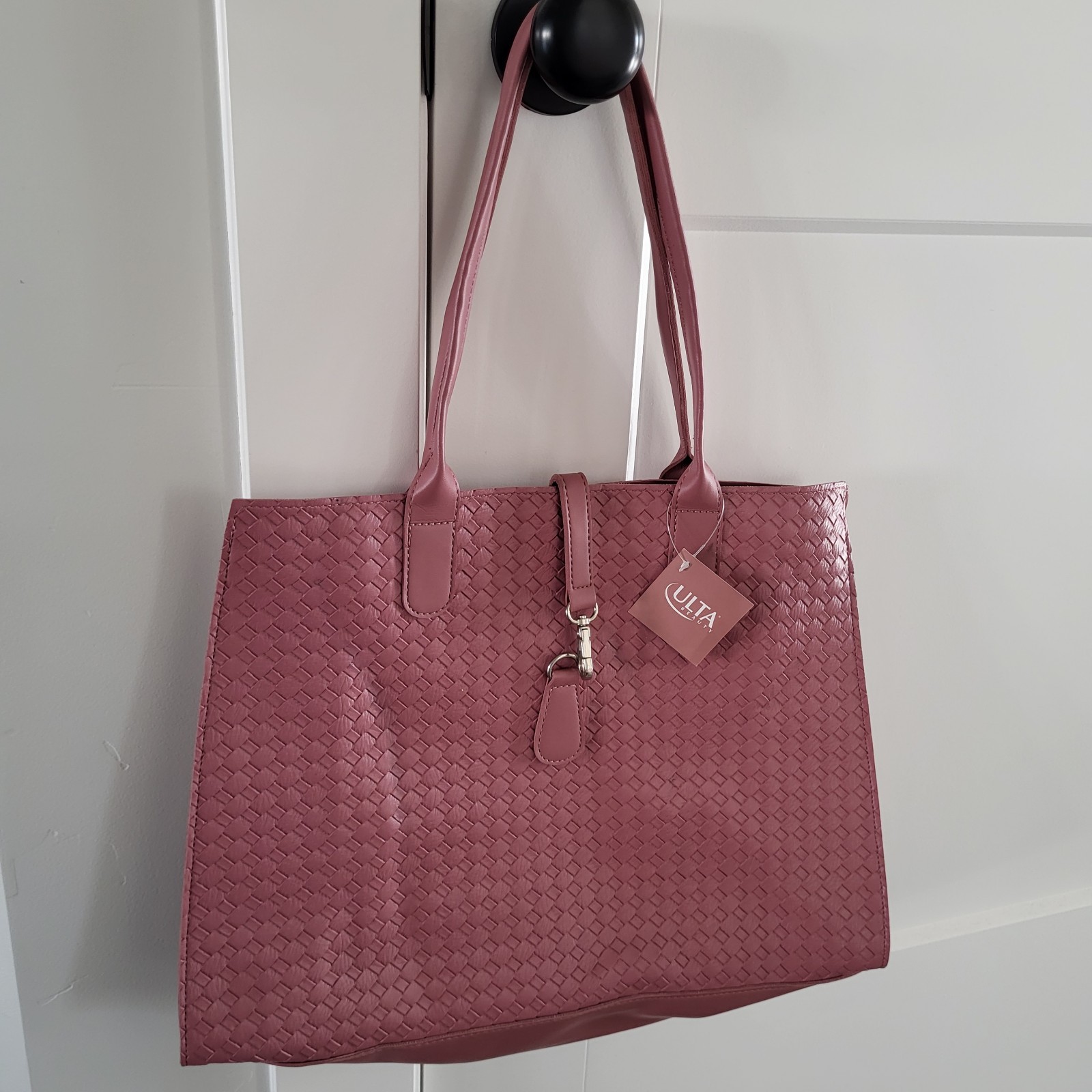 Ulta Beauty Tote Bag Dusty Pink Mauve Large 16.5in x 11.5in x 4in New With Tags