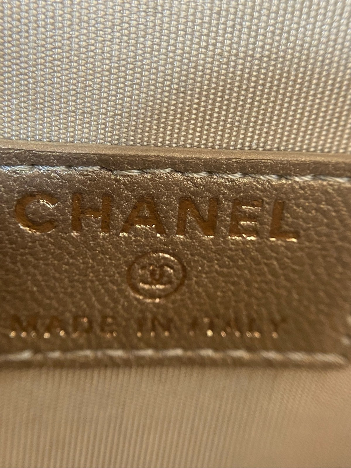 Chanel Vanity Case Quilted Leather Blue Mini Crossbody Bag Gold Ball Chain