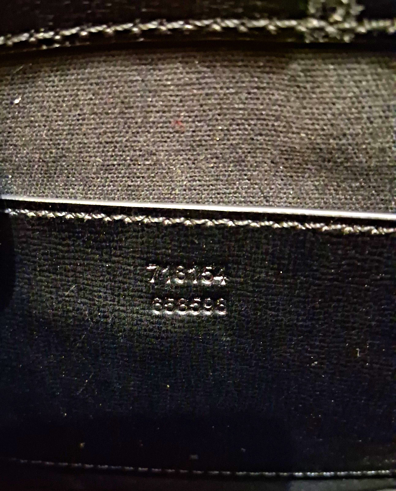 Gucci GG Monogram Gray Black Shoulder Bag Zip Closure Silver Hardware