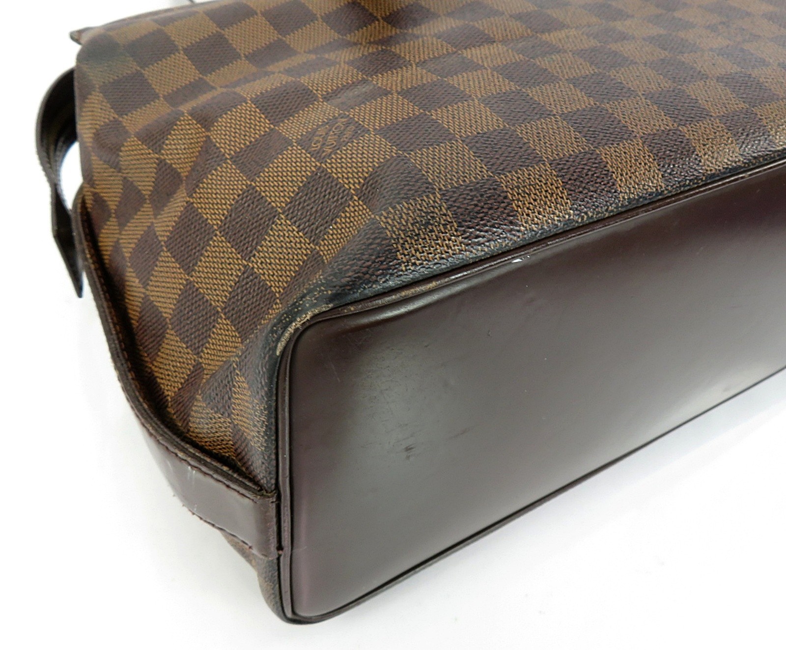 Authentic LOUIS VUITTON Chelsea Damier Ebene Tote Shoulder Bag Purse #63979