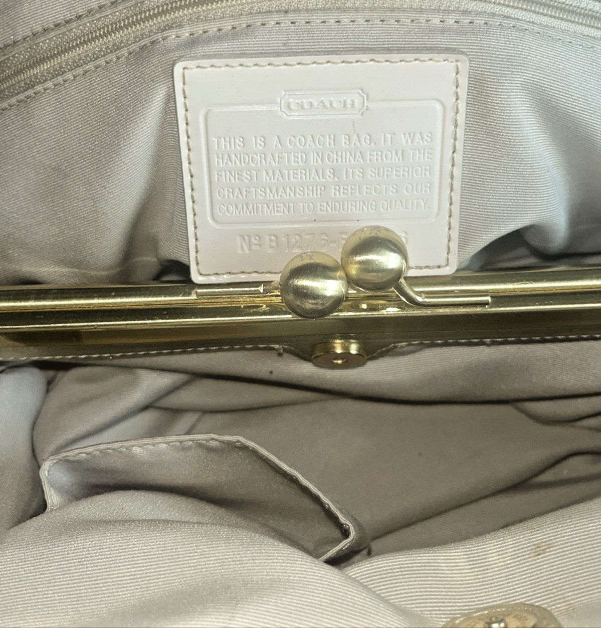 Coach Logo Print Multicolor Tote