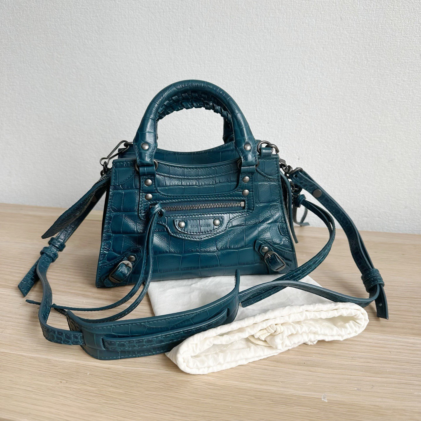 Balenciaga Neo Classic Nano Motorcycle Bag With Full Accessories 22*13.5*10cm