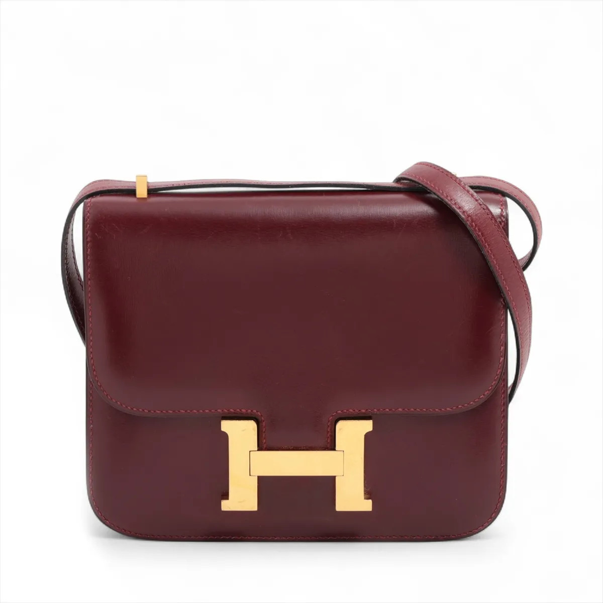 Hermès Constance 3 Mini 18 Box calf Rouge H Gold Metal Fittings Engraving unknow
