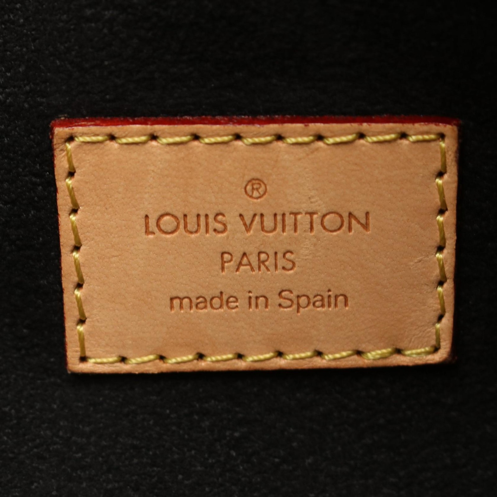 Louis Vuitton Irene M47927 Leather Canvas Bag Brown
