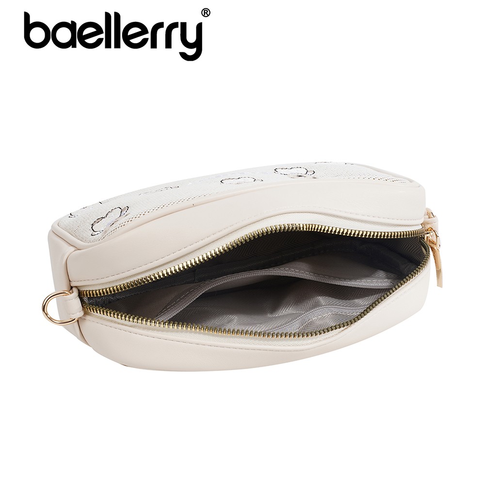 Women’s Leather Cross-body Bag Large Capacity Adjustable Bag Zipper Storage Bag