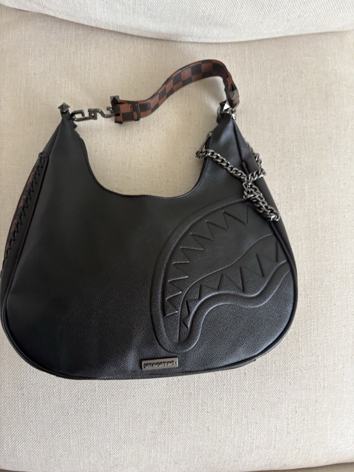 SprayGround CHECKPOINT ROYALE VICE SHOULDER BAG!!