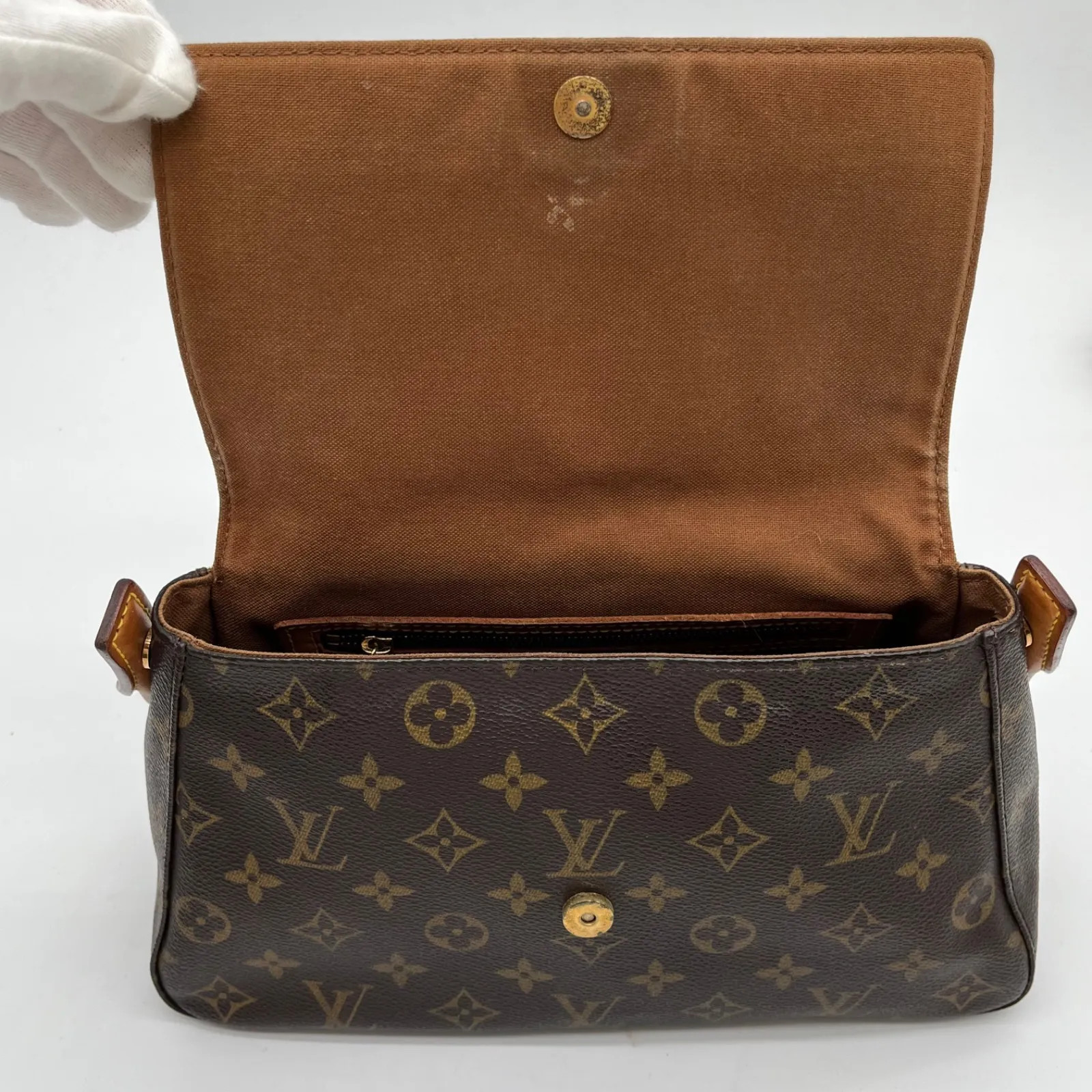 Auth LOUIS VUITTON Monogram Mini Looping Shoulder Bag Handbag M51147 2Y9187