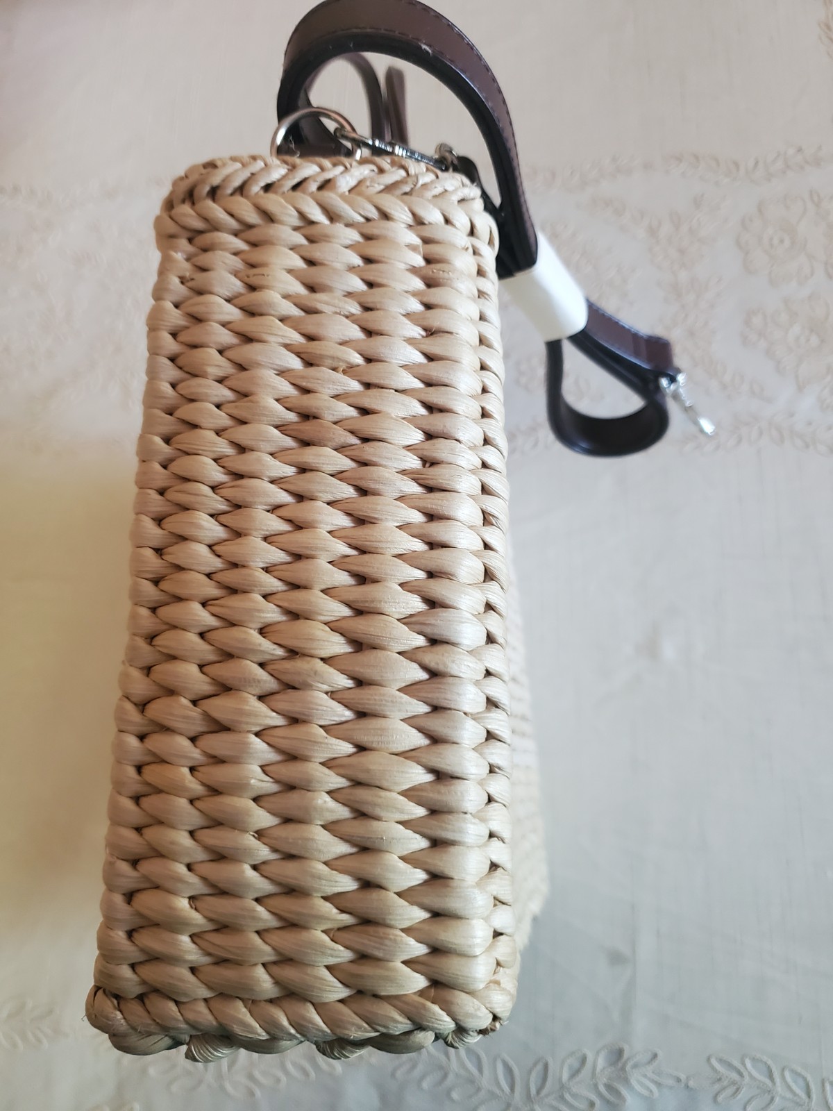 Sonoma Purse Handbag, Small, Wicker Weave. Medium Bag, Beachy, New Tags