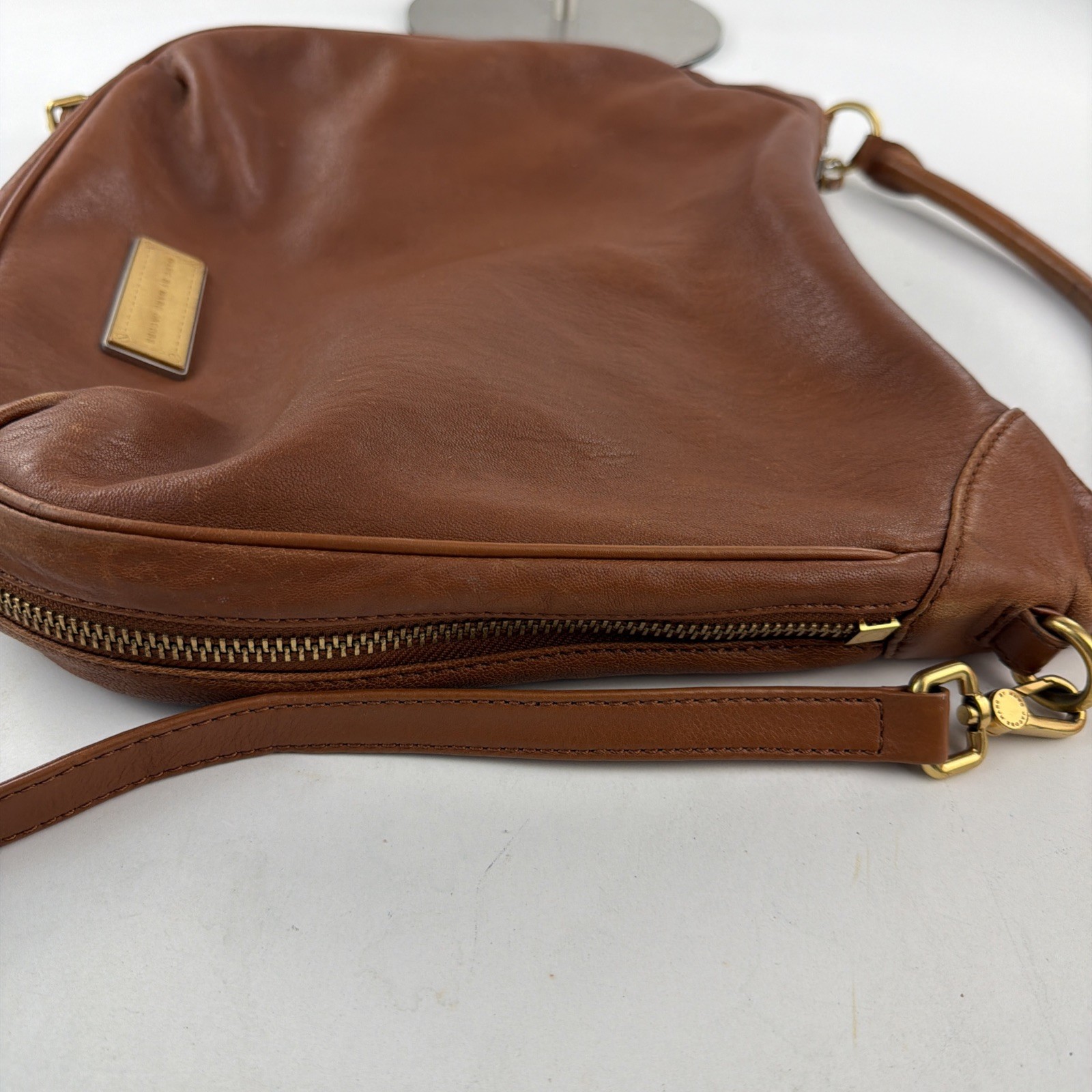 Marc by Marc Jacobs brown leather “Too Hot To Handle” hobo bag