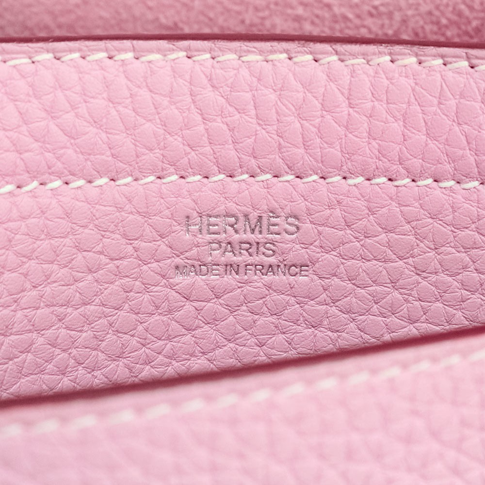 Hermes Cabasellier 31 Mauve Silvestre Pink Z Stamp Tote Clemence Leather #BCB461