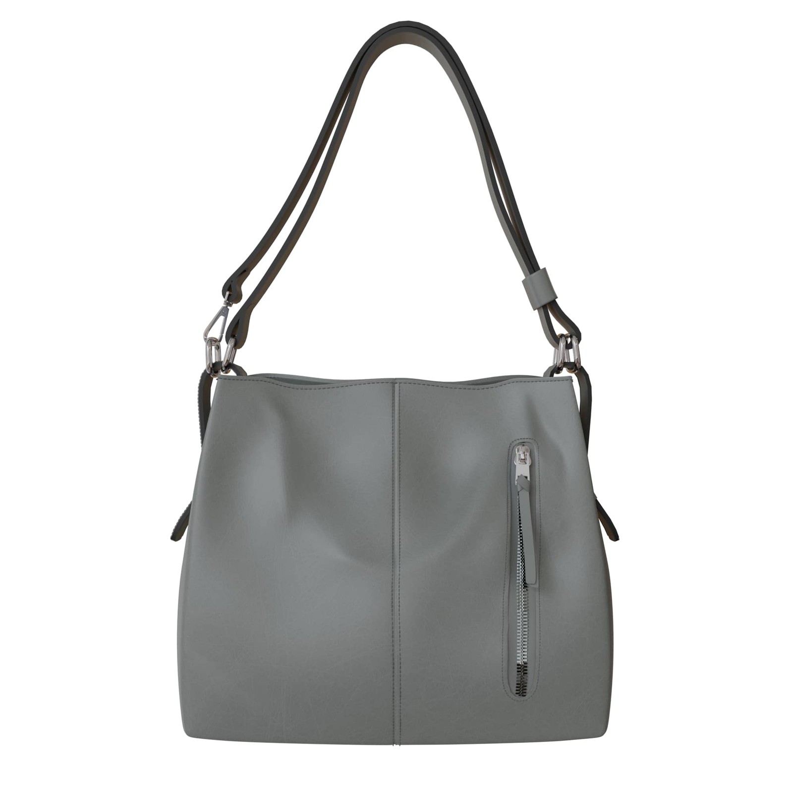 Ladies Handbag Messenger Shoulder Cross Body Bag Vegan Leather 30628