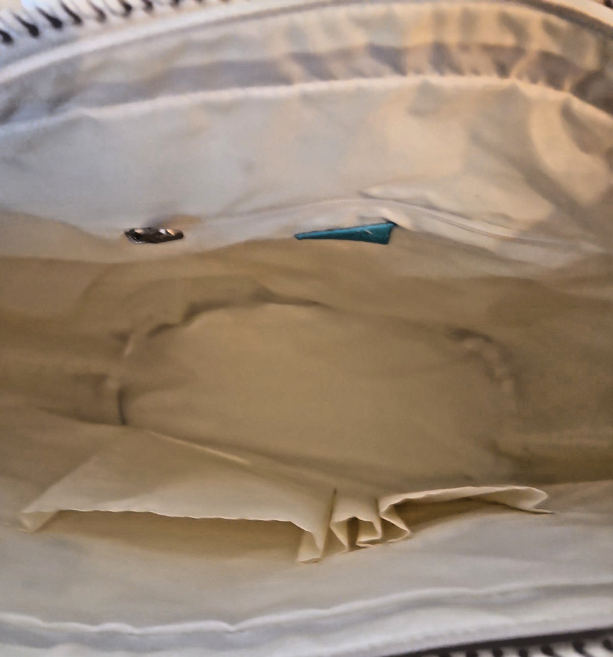 The Sak XL Natural Raffia White Leather Floral Embroidered Beaded Shopper Tote