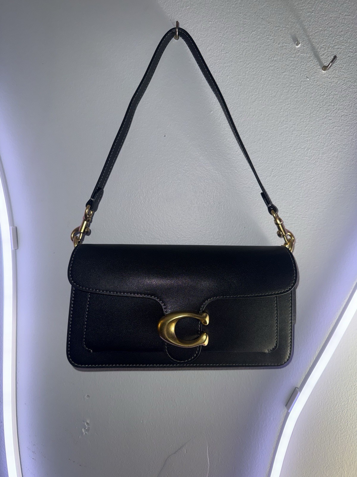 Coach Tabby 26 Large Shoulder Bag Hand Bag BNWT Dust Bag Black Gold