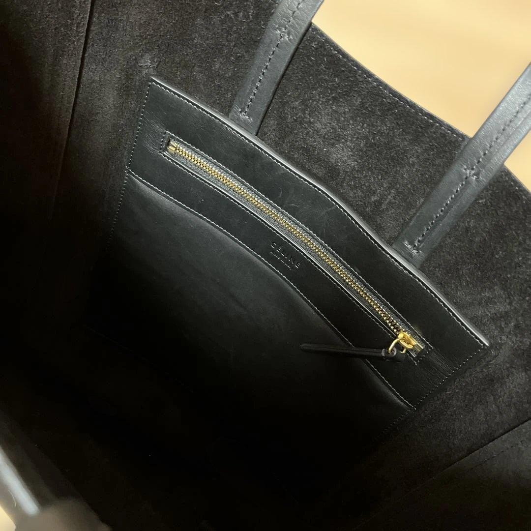 CELINE Celine Horizontal Cabas Tote Phoebe Black