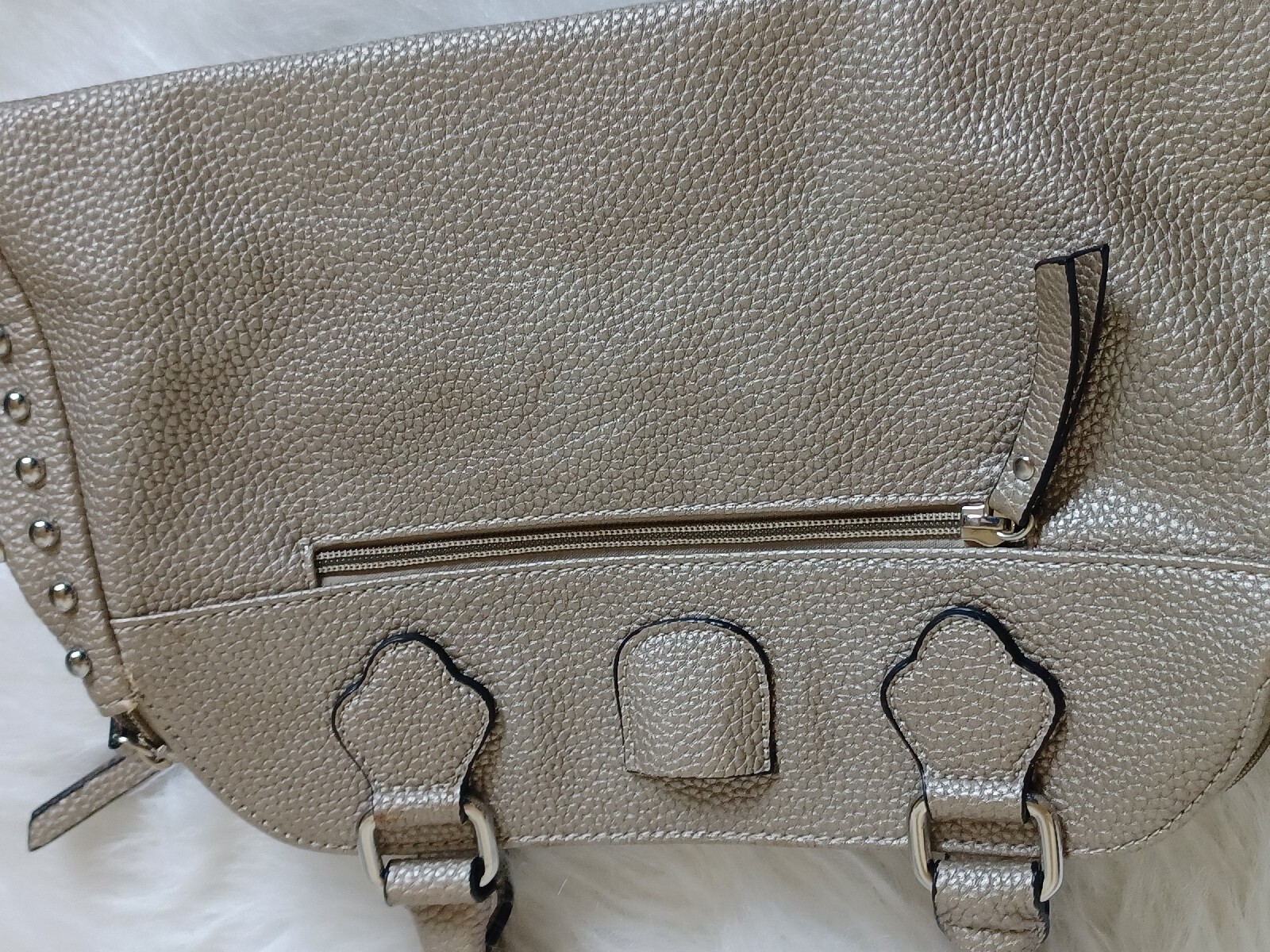Marc New York Andrew Marc Gray/Silver Bag Purse