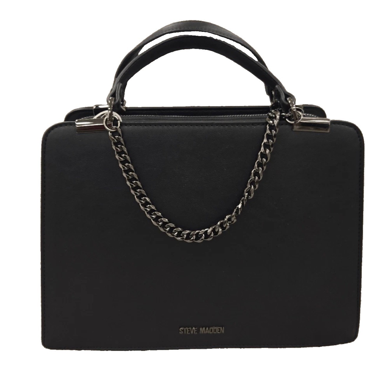 New Black Steve Madden Satchel Handbag