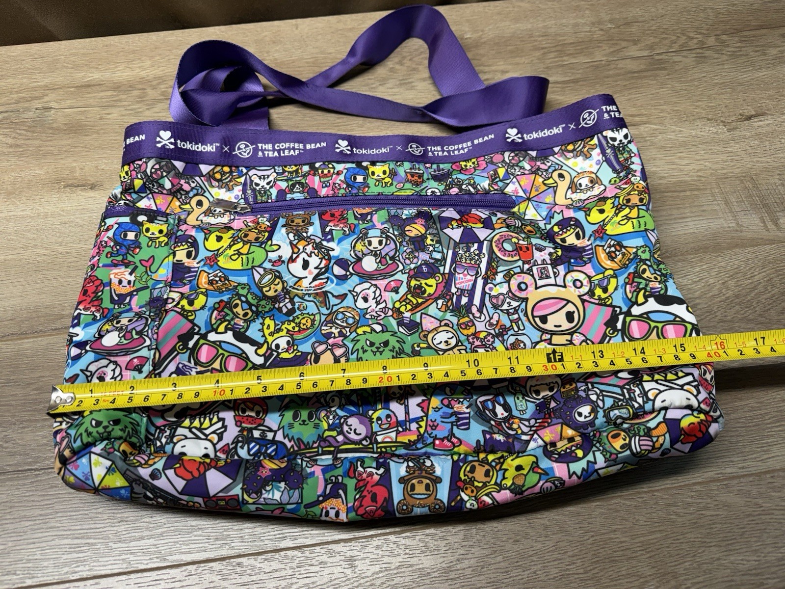 Tokidoki x Coffee Bean & Tea Leaf All Over Print Tote Bag Purse