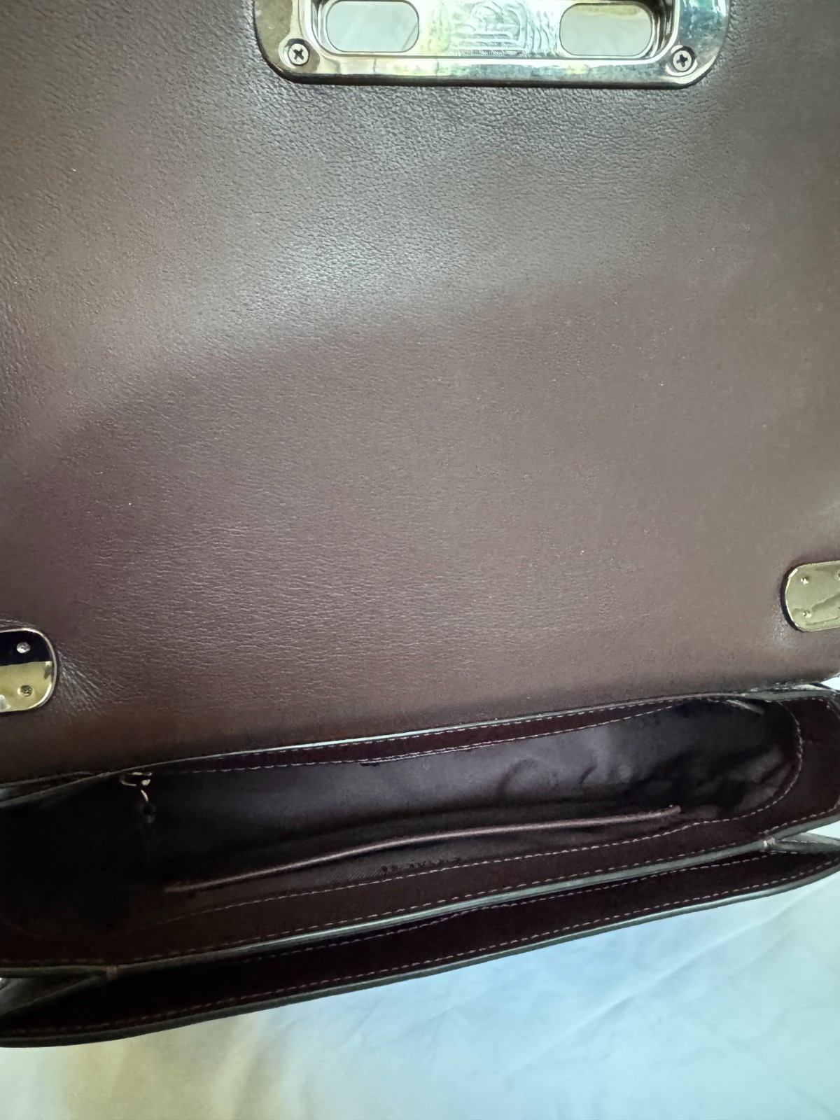 Coach Swagger Shoulder Bag Purse 54640 DK Oxblood Color Leather With Chain