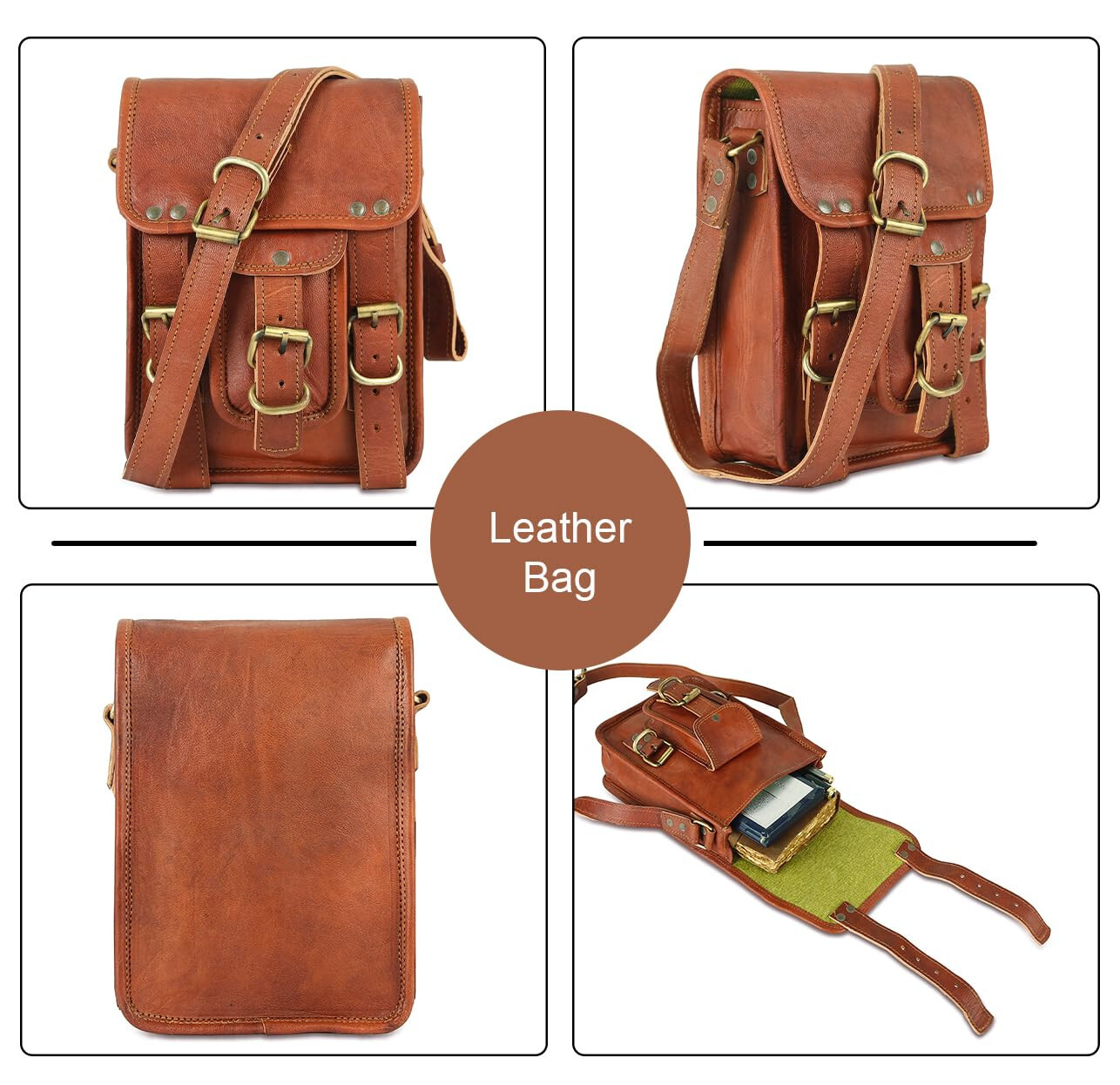 18 Inch Wider Tote Shoulder Women Large Crossbody Handbag Leather Messenger