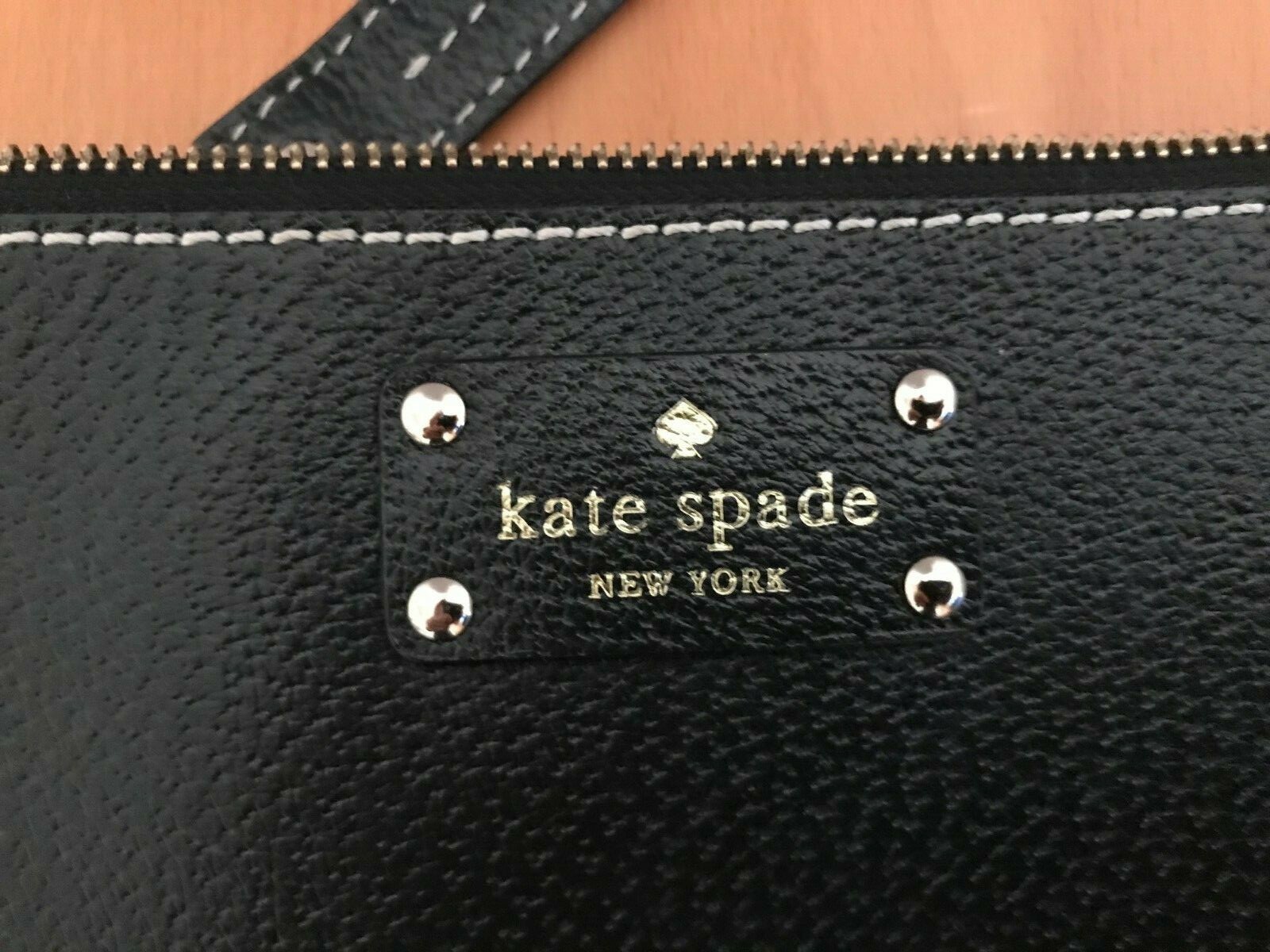 KATE SPADE Purse New ($299) Black Pebble Leather BYRD WELLESLEY (no tags)