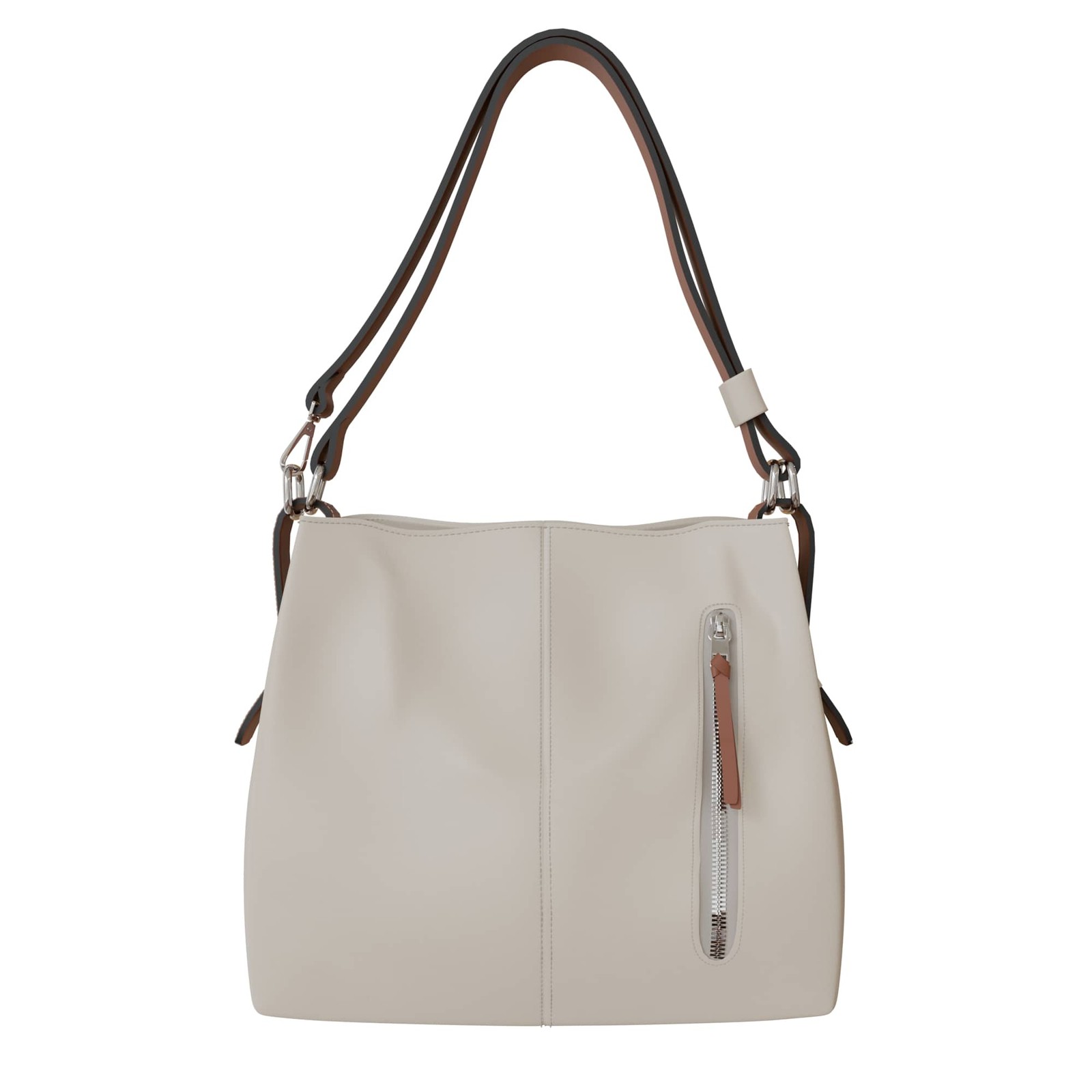 Ladies Handbag Messenger Shoulder Cross Body Bag Vegan Leather 30628