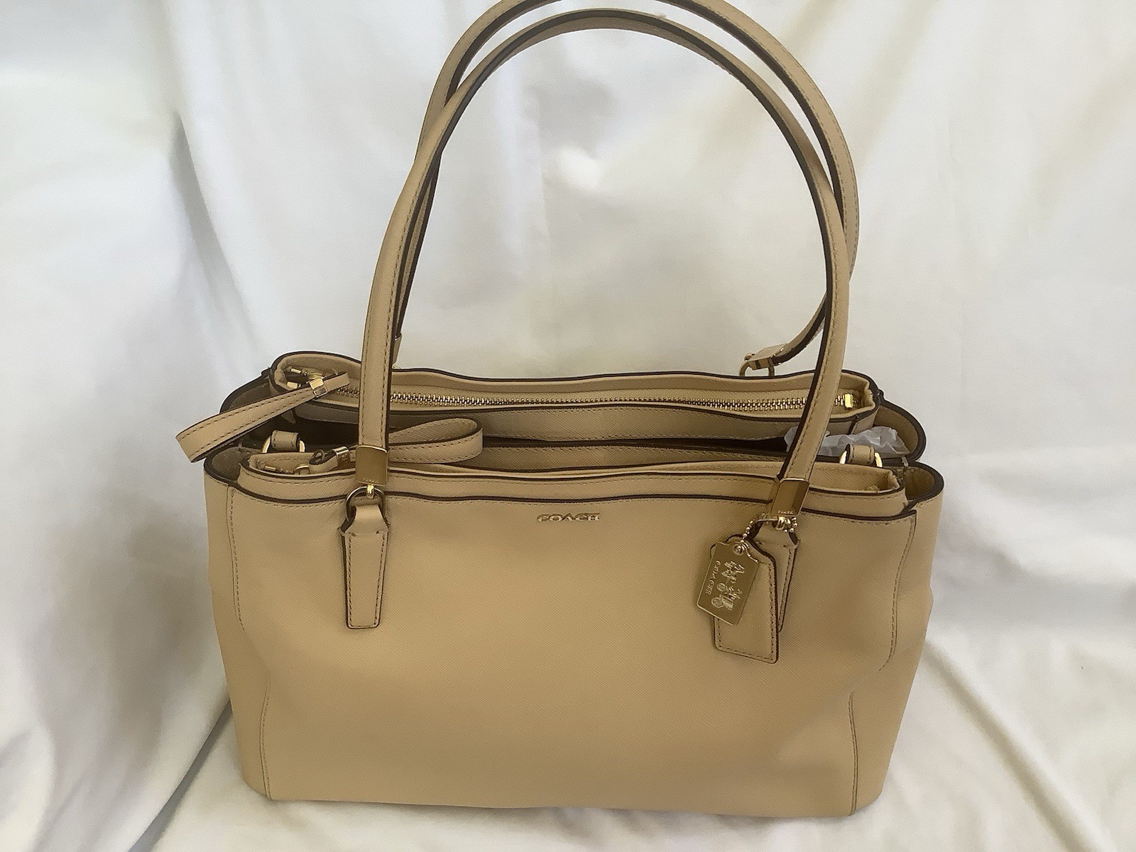 Coach Christie Carryall Shoulder Handbag Pre Owned