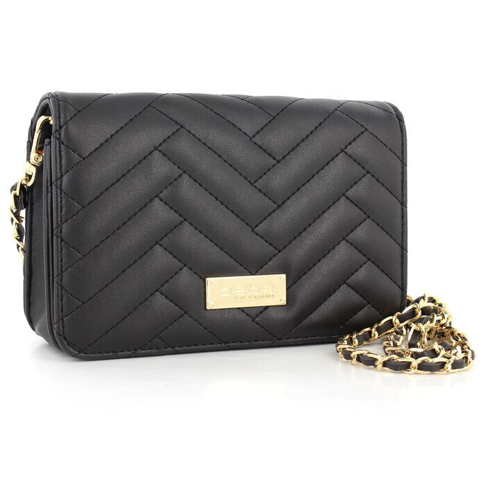bebe Los Angeles Sophia Crossbody Bag WBE01-123 Black
